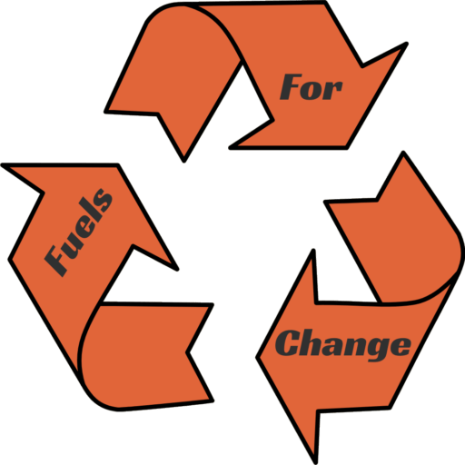 Fuels For Change Logo - Orange Recycling Arrows